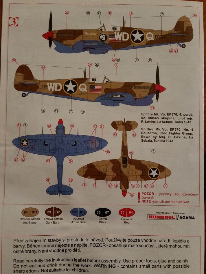 Spitfire VB ER570 52nd Fighter Group - Mediterranean Theatre Of ...